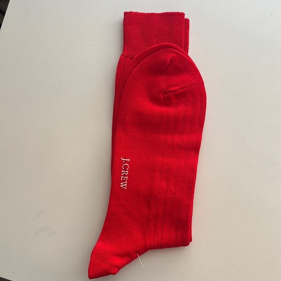 J Crew Ribbed dress socks Mens One Size - Picture 2 of 4